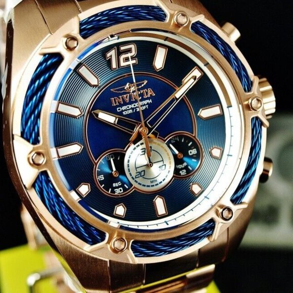 Invicta Men's Rose Gold 52mm Bolt Watch - Picture 1 of 8